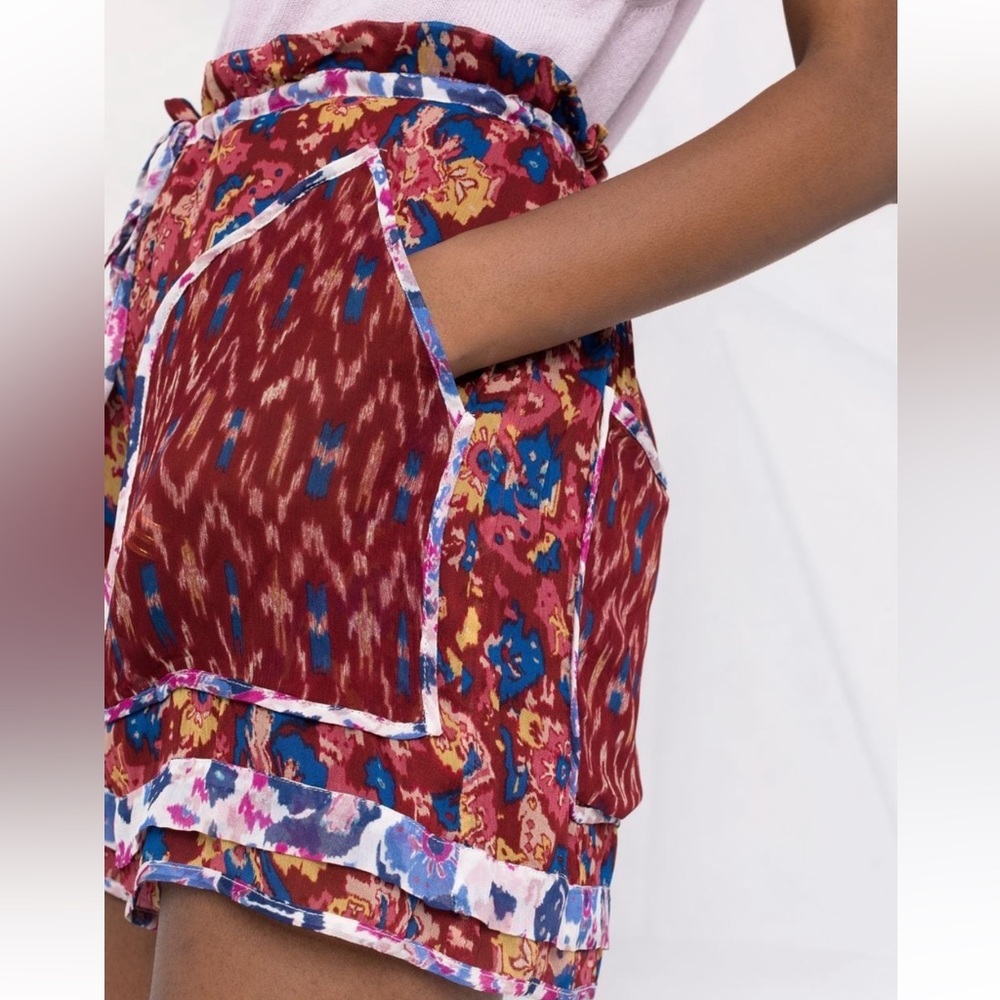 Isabel Marant Étoile Riolmy Abstract Patterned Mini Shorts - Picture 5 of 14
